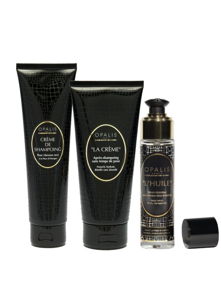 Opalis Complete Nourishing Programme set for dry and curly hair - High-end French haircare