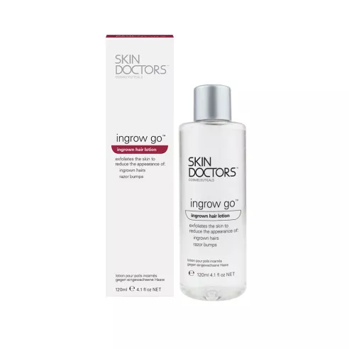Skin Doctors Ingrow Go lotion - Best treatment for razor bumps and ingrown hairs
