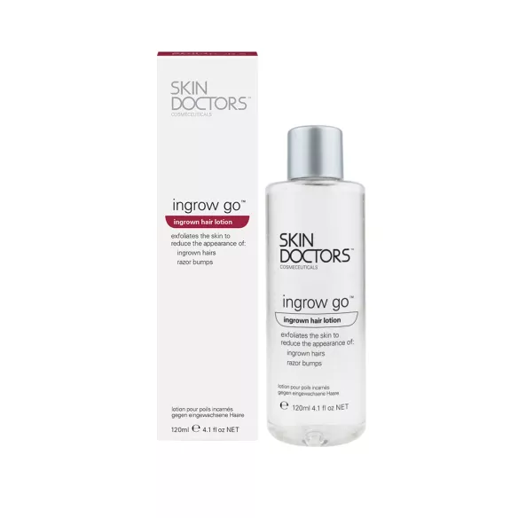 Skin Doctors Ingrow Go lotion - Best treatment for razor bumps and ingrown hairs