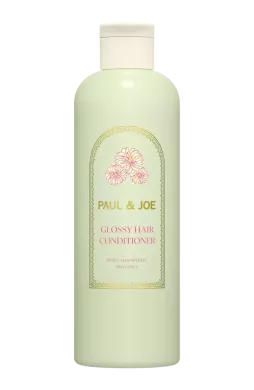 Paul & Joe Beauté Glossy Hair Conditioner (300ml), the secret to repaired cuticles and a radiant angel-halo finish.