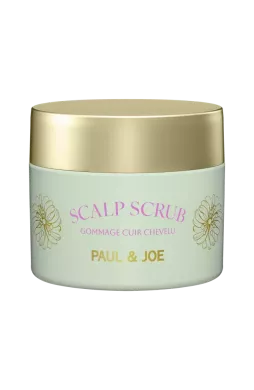 Le Gommage Cuir Chevelu Paul & Joe Beauté (240g), le soin détox pré-shampoing au sel de mer et à l'argile marine.