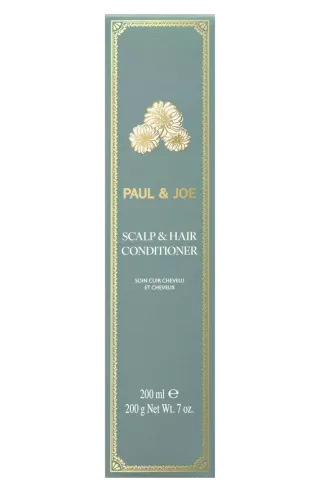 Paul & Joe Beauté Scalp & Hair Conditioner (200ml), a silicone-free hybrid formula for airy volume and radiant shine.