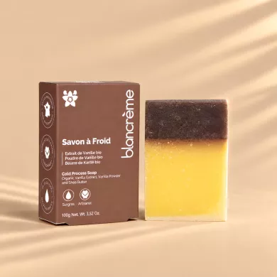 Savon solide surgras - Vanille – Saponification à froid
